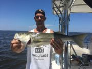 T-Time Charters, 26" Striper in the sound