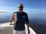 T-Time Charters, Ken with a speckled trout fro Sunday morning