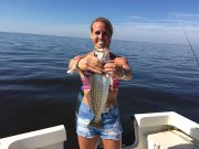 T-Time Charters, Anna with a nice speckled trout